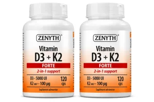 Vitamina D3+K2 Forte, 240 capsule, Zenyth