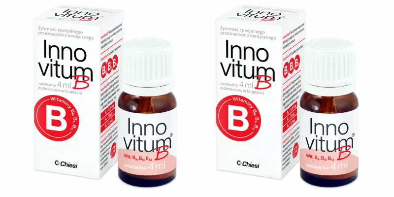 Innovitum B, suspensie pentru copii și sugari, picături, 2x4 ml Chiesi Pharmaceuticals — preț și oferte