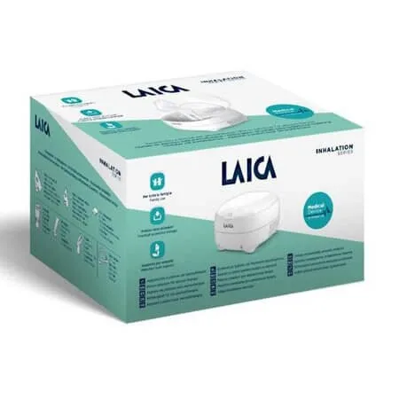 Aparat de aerosoli cu piston si compartiment accesorii pentru copii si adulti, NE2015, Laica — preț și oferte