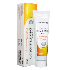 Crema Panthenol Forte 6% Santaderm, 50 ml, Viva Pharma
