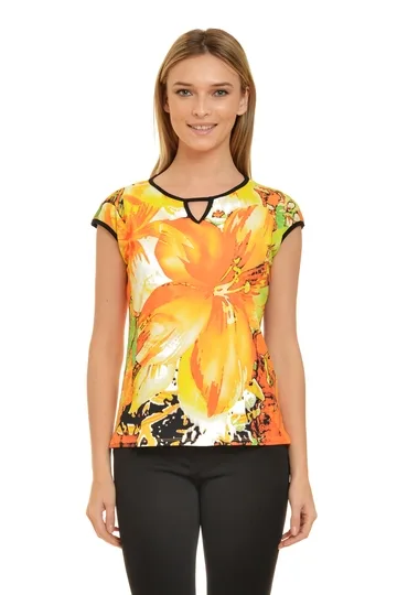 Bluza Lily CV17315 oranj solar, Cesy | marimea S CESY INFINITY — preț și oferte