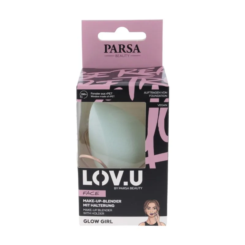 Burete pentru machiaj, cu suport, tip ou, LOV.U, 1 bucata, Parsa — preț și oferte