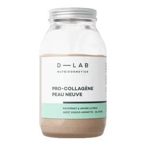 D-LAB Pro-Collagene Peau Neuve, pulbere, aromă de alune și ciocolată, 170.8 g