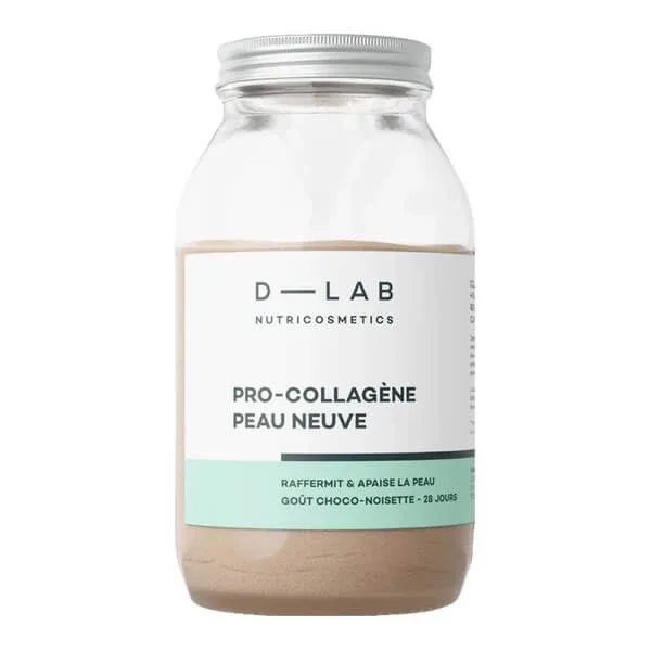 D-LAB Pro-Collagene Peau Neuve, pulbere, aromă de alune și ciocolată, 170.8 g — preț și oferte