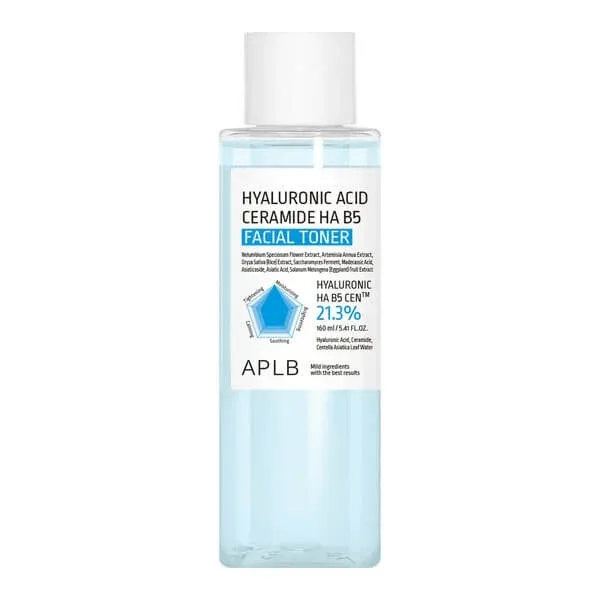 APLB Hyaluronic Acid Ceramide HA B5 Facial Toner, toner facial hidratant cu acid hialuronic și ceramide, 160 ml — preț și oferte