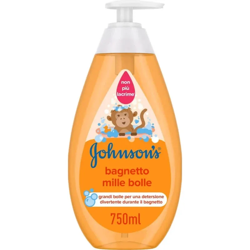 Johnson &amp; Johnson Bagnetto Mille Bolle – gel de baie pentru copii, 750 ml Johnson's — preț și oferte
