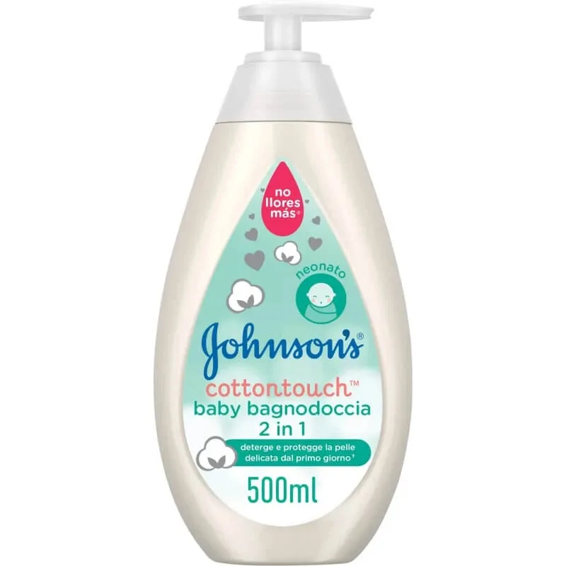 Johnson &amp; Johnson Cottontouch - gel de duș și baie 2 în 1 pentru bebeluși, 500 ml Johnson's — preț și oferte