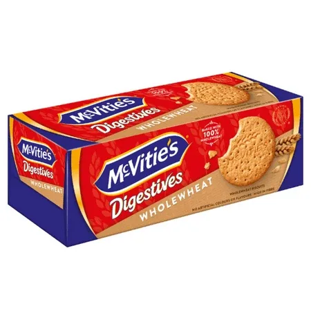 Biscuiti digestivi cu faina integrala, 400 g, McVitie's — preț și oferte