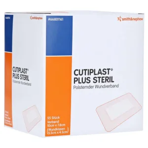 Cutiplast Plus bandaj steril 7,8x10 cm 55 buc.