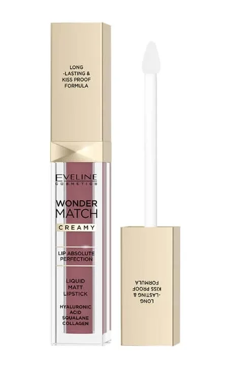 Eveline Cosmetics, Wonder Match, Ruj lichid mat nr. 02, 6.8 ml — preț și oferte