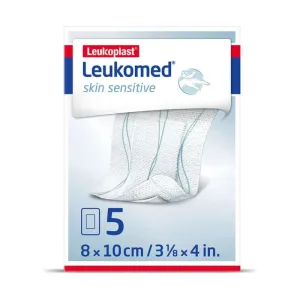 Leukomed piele sensibilă sterilă 8x10 cm 5 buc