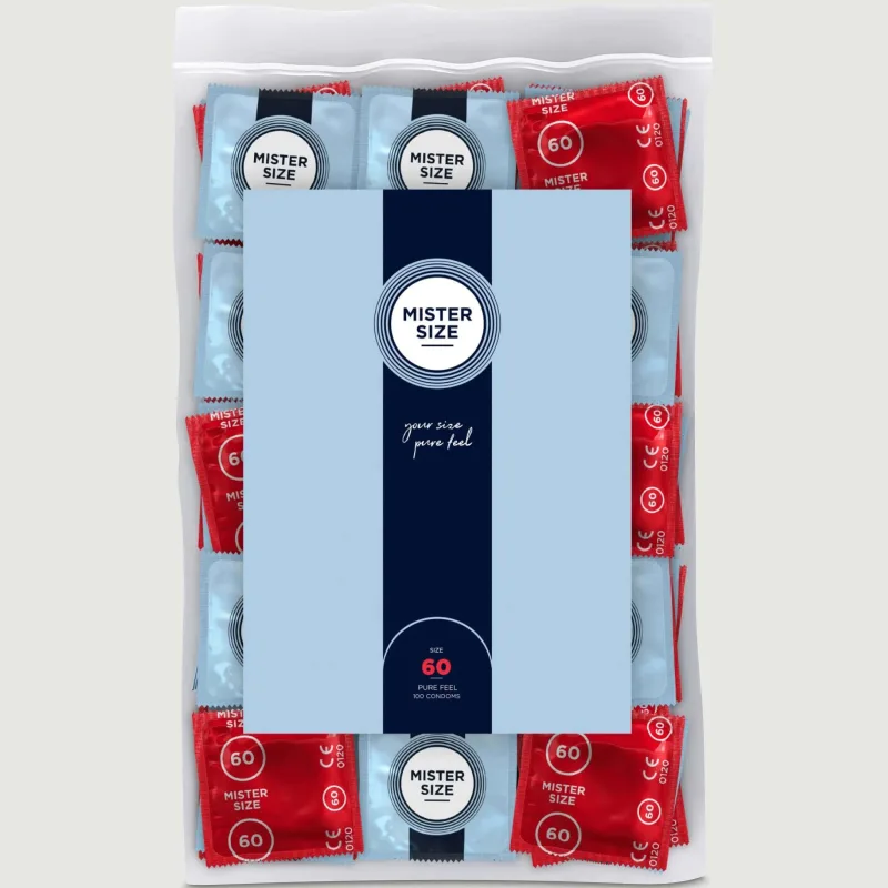 Prezervative Mister Size Pure Feel 60 mm - 100 bucăți — preț și oferte