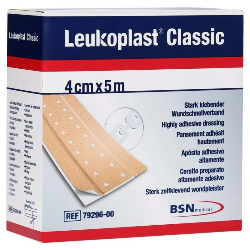 Leukoplast Tencuială clasică 4 cmx5 m Rol 1 buc — preț și oferte
