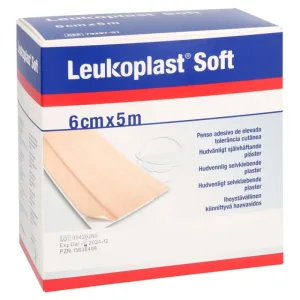 Leukoplast tencuială moale 6 cmx5 m rolă 1 buc