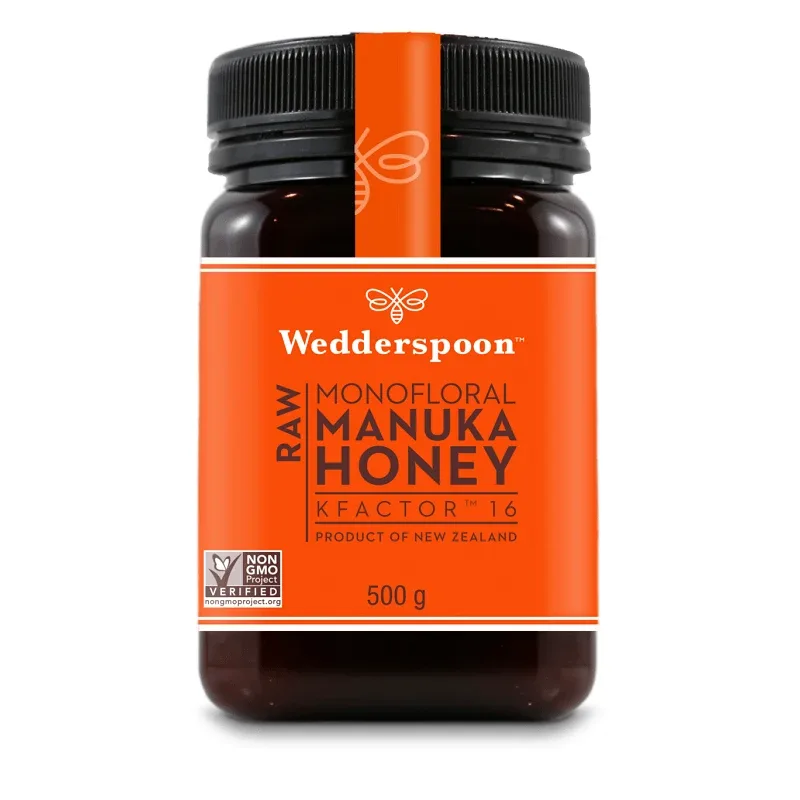 Miere de Manuka KFactor 16 RAW, 500 g, Wedderspoon — preț și oferte