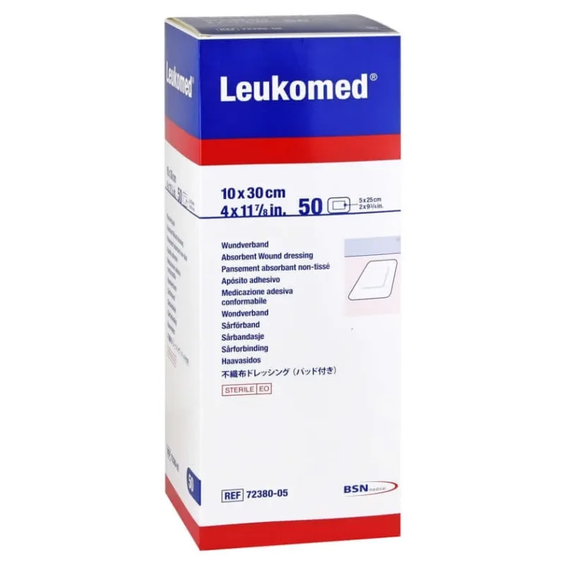 Tencuieli sterile Leukomed 10x30 cm 50 buc — preț și oferte