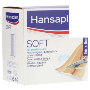 Hansaplast Plasturi moi 8 cmx5 m rolă 1 buc