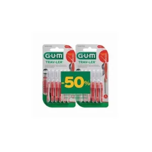 GUM 1314 Trav-Ler Periuțe interdentare 0,8 mm x 6 1 + 1 ( -50% la a doua bucată )