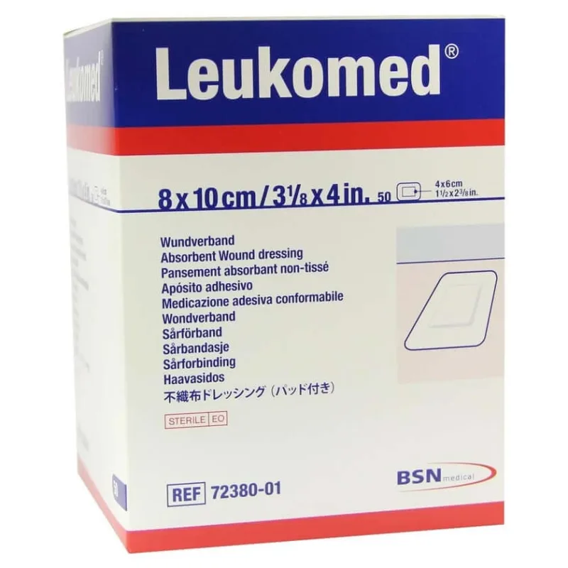 Plasturi sterili Leukomed 8x10 cm 50 buc — preț și oferte