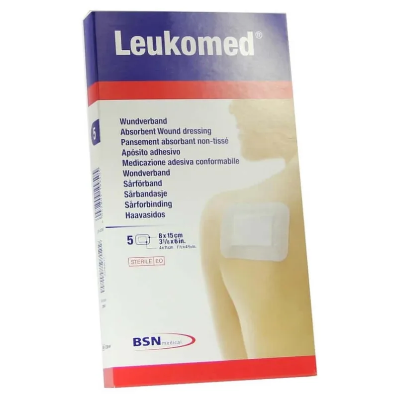 Plasturi sterili Leukomed 8x15 cm 5 buc — preț și oferte