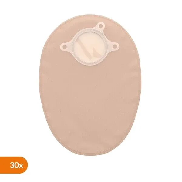 Natura+, pungă stoma închisă cu filtru, 38 mm, bej cu fereastră, 30 buc. — preț și oferte