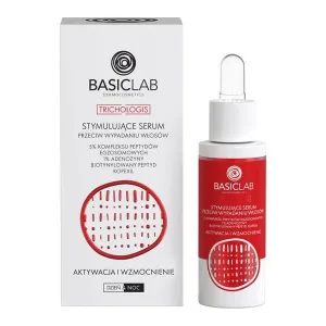 BasicLab Trichologis, ser stimulator împotriva căderii părului, 30 ml