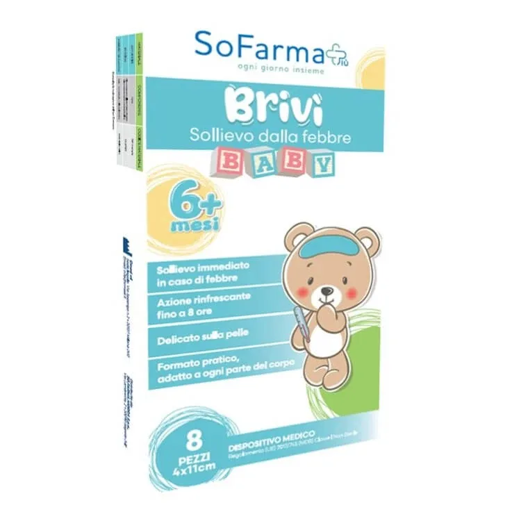 BRIVI PENTRU COMBATEREA FEBREI 8PCS SF+ — preț și oferte