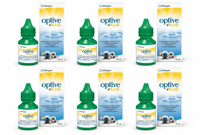 Optive Plus Picături pentru ochi 6x10 ml Allergan — preț și oferte