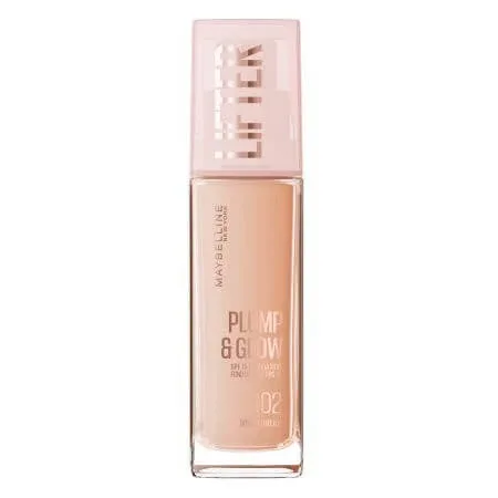 Fond de ten iluminator Nuanta 102 Lifter Plump & Glow, 30 ml, Maybelline Maybelline New York — preț și oferte