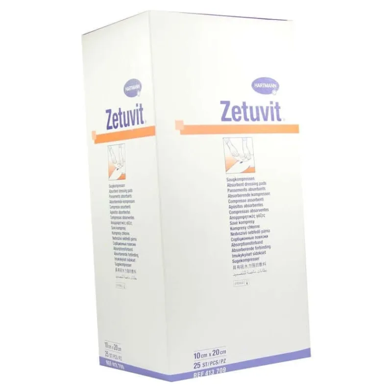 Zetuvit steril 10 x 20 cm 25 buc — preț și oferte