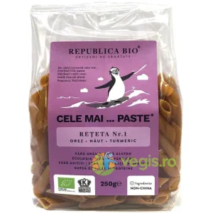 Cele mai…Paste Reteta nr.1 din Orez, Naut, Turmeric fara Gluten Ecologice 250g
