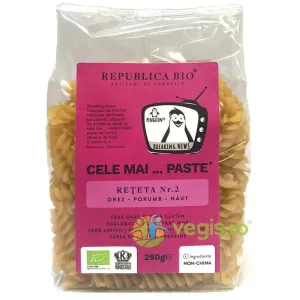 Cele mai…Paste Reteta nr.2 din Orez, Porumb, Naut fara Gluten Ecologice 250g