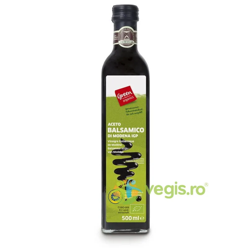 Otet Balsamic Ecologic/Bio 500ml Green Organics — preț și oferte