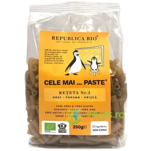 Cele mai…Paste  Reteta nr.3 din Orez, Porumb, Hrisca fara Gluten Ecologice 250g