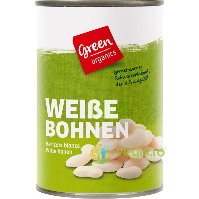 Fasole Alba Cannellini Ecologica/Bio 400g Green Organics — preț și oferte