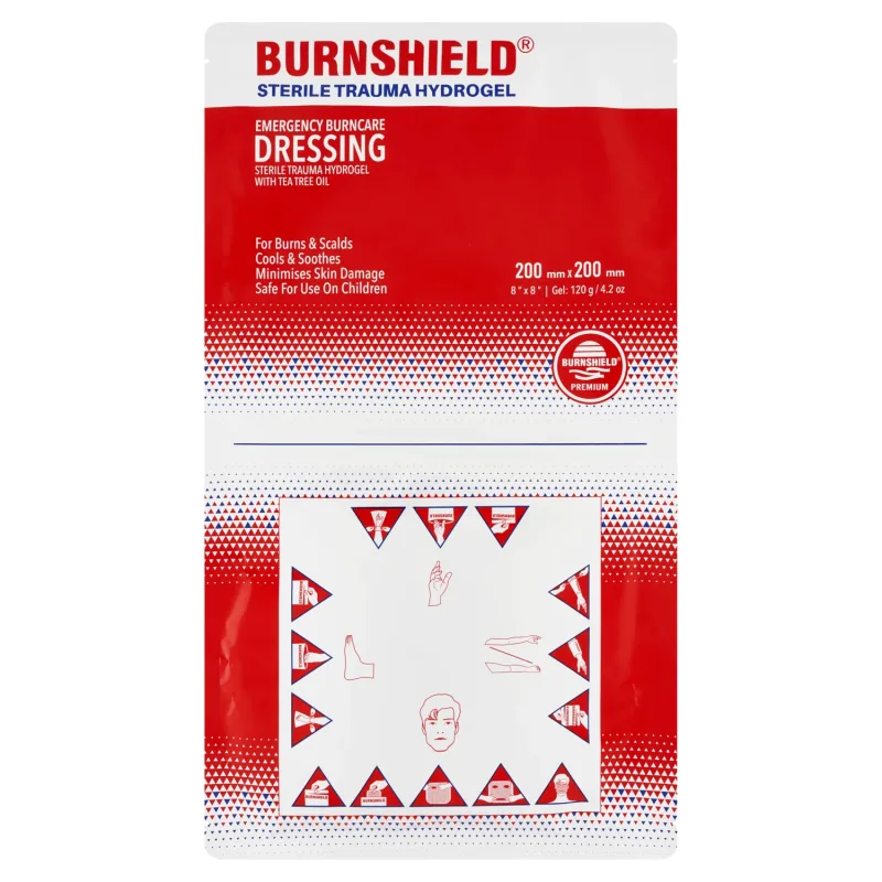 Burnshield, pansament hidrogel pentru arsuri, 20 x 20 cm, 1 buc — preț și oferte