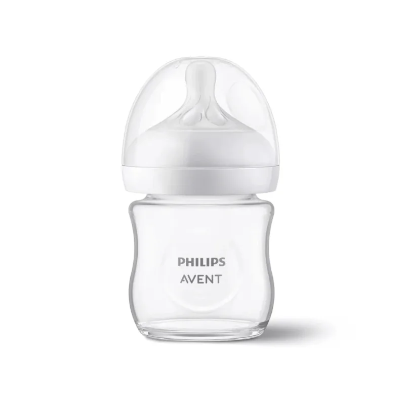 Biberon din sticla Natural Response, 1 luna +, 120 ml, Philips Avent — preț și oferte