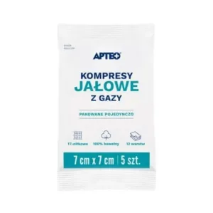 APTEO CARE tampoane de tifon sterile 7x7cm 5 buc.