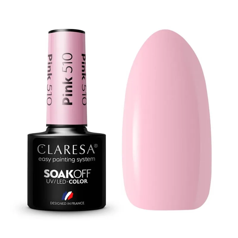 Claresa Soak Off UV/LED Pink Hybrid Varnish 510, 5g — preț și oferte