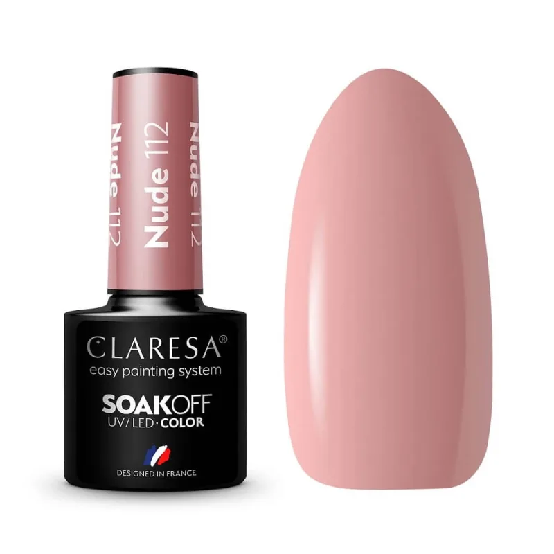 Claresa Soak Off UV/LED Nude Hybrid Varnish 112, 5 g — preț și oferte