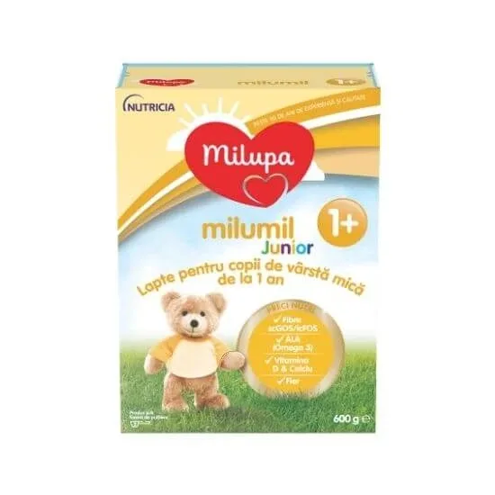 Formula de lapte Milumil Junior, +1 an, 600 g, Milupa — preț și oferte