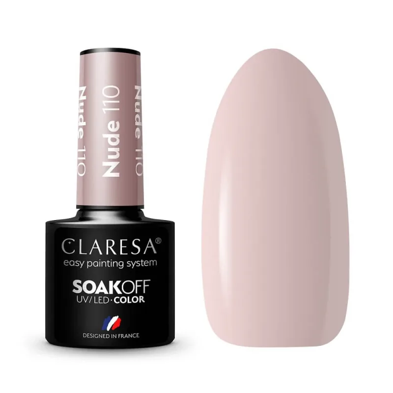 Claresa Soak Off UV/LED Nude Hybrid Varnish 110, 5 g — preț și oferte