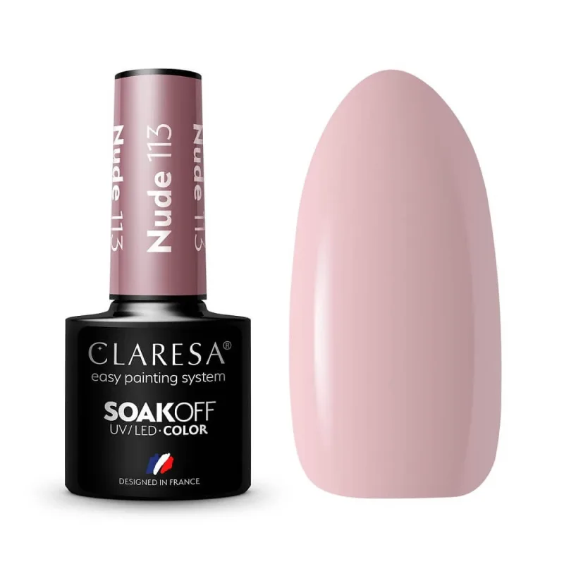 Claresa Soak Off UV/LED Nude Hybrid Varnish 113, 5 g — preț și oferte