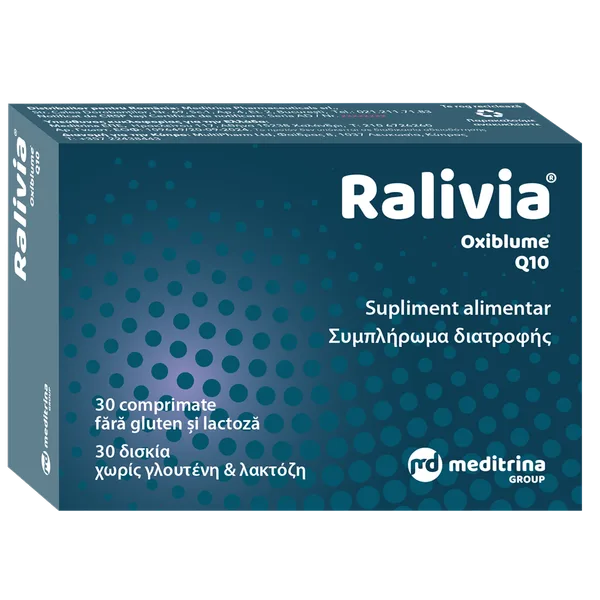 Ralivia Oxiblume + COQ10, Meditrina | 30 comprimate — preț și oferte