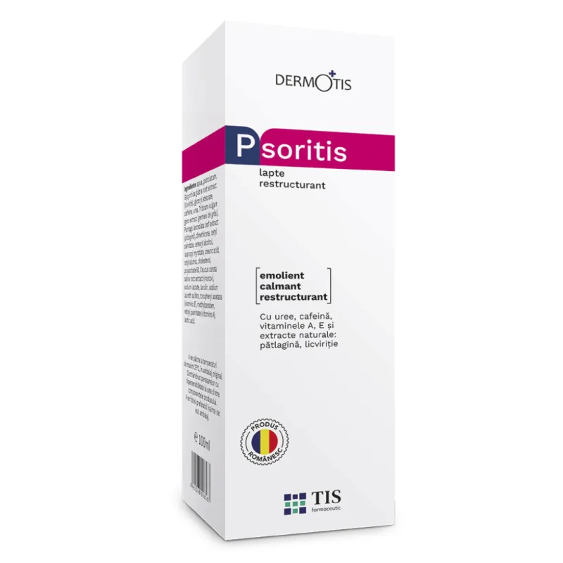 Lapte restructurant PsoriTIS, 100ml, Tis Farmaceutic — preț și oferte