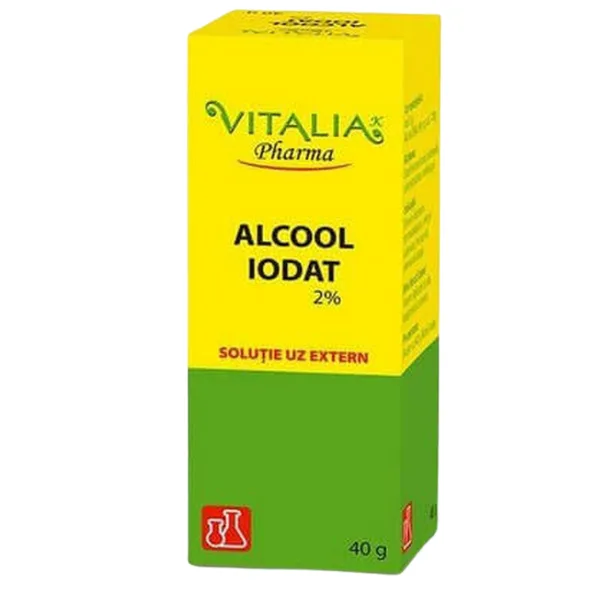 Alcool iodat 2%, Viva Pharma | 40 g — preț și oferte
