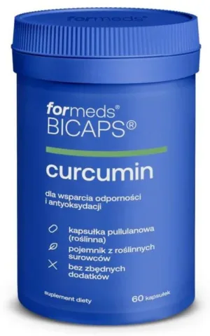 BICAPS CURCUMIN 380 mg curcumină+piperină 60 capsule, Formeds
