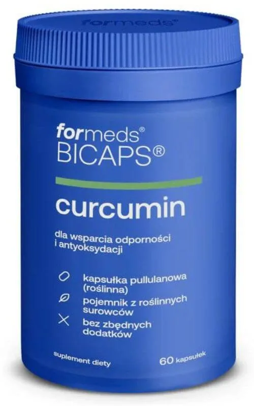 BICAPS CURCUMIN 380 mg curcumină+piperină 60 capsule, Formeds — preț și oferte