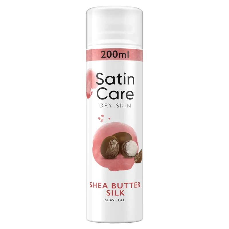 Gillette Satin Care, Gel de ras, piele uscată, 200 ml — preț și oferte