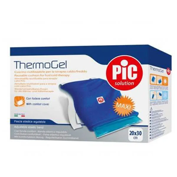 Pic Solution ThermoGel, compresă de gel cu capac și benzi elastice, 20 cm x 30 cm, 1 buc — preț și oferte